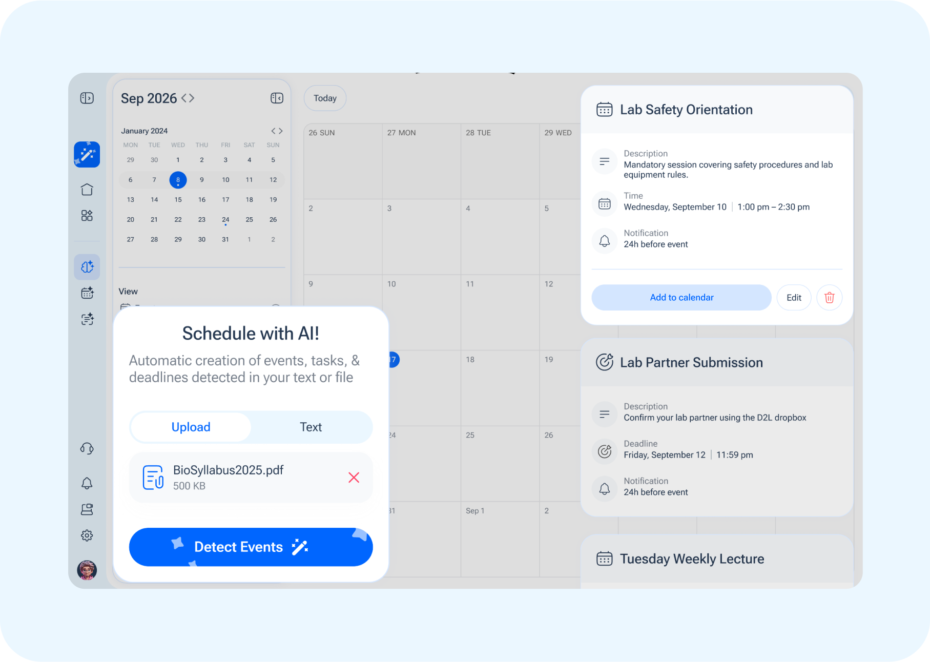 Supercharged Calendar